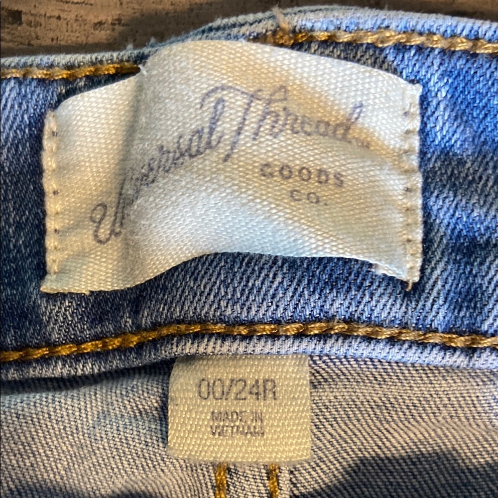 Universal Thread High Rise Skinny Jeans size 00/24R - Picture 6 of 6